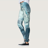 Leggings Nuances de teinte océanique (Gauche)