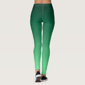Leggings Nuances de vert émeraude (Dos)