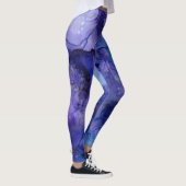 Leggings Nuances d'encre bleue (Droite)