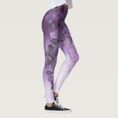 Leggings Nuances d'orchidées violettes (Droite)