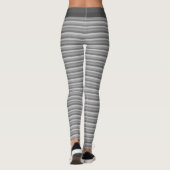 Leggings Nuances Gris Argent Rayé (Dos)