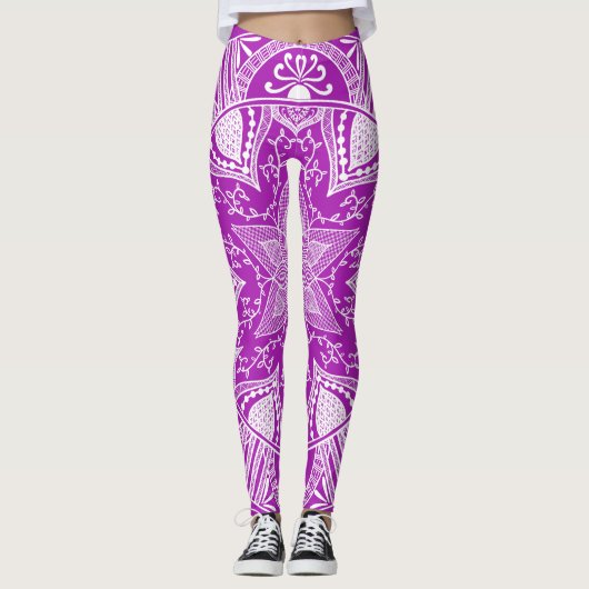 Leggings Nudibranche Mandala (Devant)