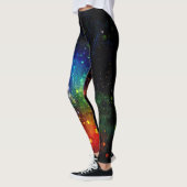 Leggings Nuit colorée de lucioles (Gauche)