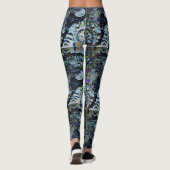 Leggings Nuit de hibou de Pleine lune modelée (Dos)