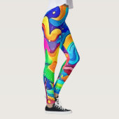Leggings Nuit de rêve : paysage étoilé (Droite)