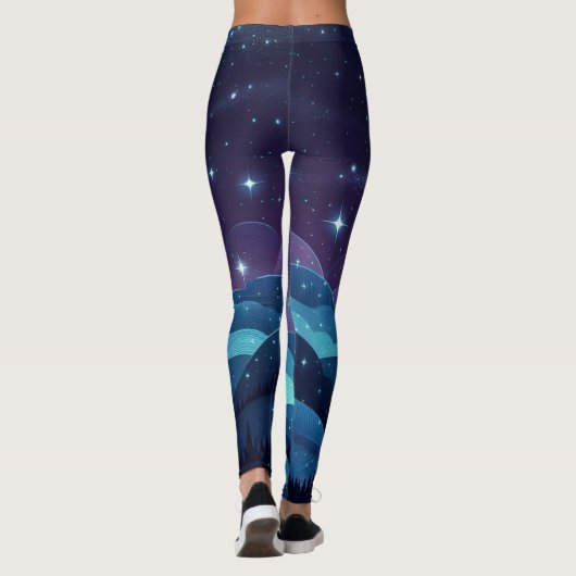 Leggings Nuit de Starry Hills (Dos)