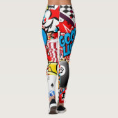 Leggings Nuit du jeu (Dos)