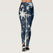 Leggings Nuit hivernale neige (Dos)