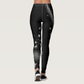 Leggings Nuits étoilées éclat blanc Élégant (Dos)