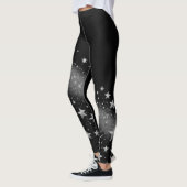Leggings Nuits étoilées éclat blanc Élégant (Gauche)