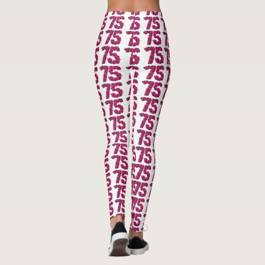 Leggings Numéro 75 roses roses mignons du (Dos)