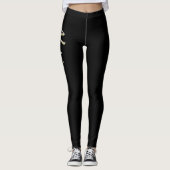 Leggings Nuria or blanc Handwriting Hose (Devant)