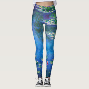 Leggings Nymphéas vintage par Claude Monet
