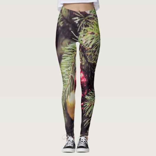 Leggings O Arbre de Noël (Devant)