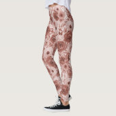 Leggings Ob/Gyn Midwoman Florale Enfance Cervix Ovaires (Gauche)