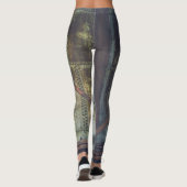 Leggings Objets industriels rouillés dans le paysage urbain (Dos)