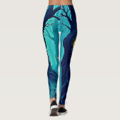 Leggings Observateurs de forêts mystiques (Dos)