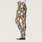 Leggings Obtenons des pantalons Stretchy Thanksgiving Stuff (Gauche)