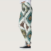 Leggings occidentaux bleus rustiques (Gauche)