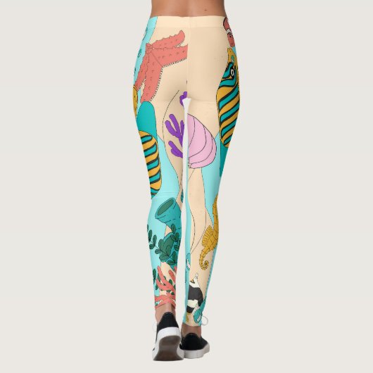 Leggings océan (Dos)