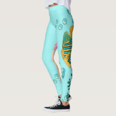 Leggings océan (Gauche)