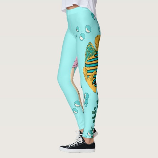 Leggings océan (Gauche)