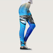 Leggings Océan Baleine Requin Giant Natation (Droite)