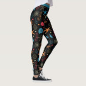 Leggings Océan Beach Seashs Moucherolle de Seahorse Yoga (Droite)