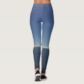 Leggings Océan bleu calme (Dos)