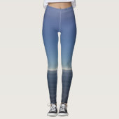 Leggings Océan bleu calme (Devant)