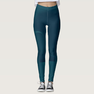 Leggings Océan bleu foncé