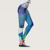 Leggings Océan féminin Manta Tropical Sous-marin Stingray (Droite)