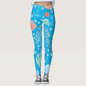 Leggings Ocean Fish Design Tights, Filles femmes (Devant)