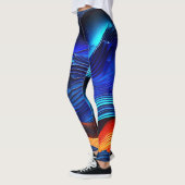 Leggings Ocean Lava "Aquaflame" (Gauche)