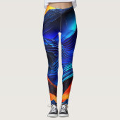 Leggings Ocean Lava "Aquaflame" (Devant)