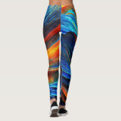 Leggings Océan Lava "Pyroquatique" (Dos)