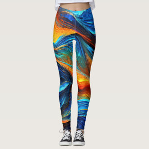 Leggings Océan Lava "Pyroquatique"