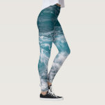 Leggings Ocean Wave Pattern Eye Catching Yoga Workout<br><div class="desc">Stay active in style with these ocean wave pattern yoga workout leggings featuring a vibrant, eye catching design inspired by the beauty of the sea. Perfect for yoga, fitness training, running, or everyday wear, they combine comfort and bold style to help you stand out while staying flexible and confident during...</div>