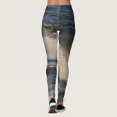 Leggings Ocean Waves Yoga Running Exercice (Dos)