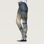 Leggings Ocean Waves Yoga Running Exercice (Gauche)