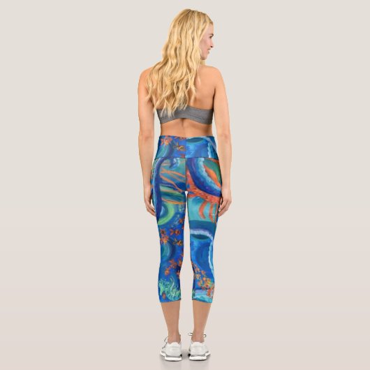 Leggings octopacifica Yoga Capri (Verso)