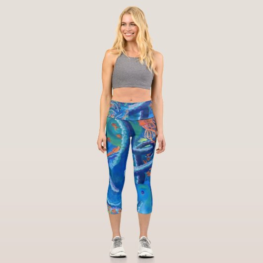 Leggings octopacifica Yoga Capri (Recto)
