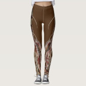 Leggings Octopus à double anneau bleu - Face latérale (Devant)