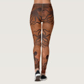 Leggings Octopus au chocolat double - Légumineuses (Dos)