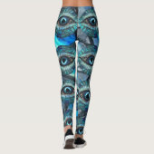 Leggings Oeil de dragon mosaïque5 (Dos)