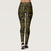 Leggings Oeil de Horus et de motif égyptien d'hiéroglyphes (Dos)
