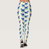 Leggings Oeil de paon arc-en-ciel (Dos)