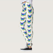 Leggings Oeil de paon arc-en-ciel (Gauche)