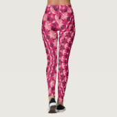 Leggings Oeil d'illusion rose (Dos)