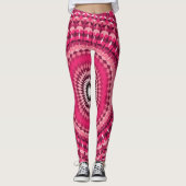 Leggings Oeil d'illusion rose (Devant)